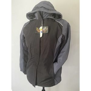 NWT Womens Core 365 Jacket Warm Lined Zip Hood Wind Breaker Reflective Medium
